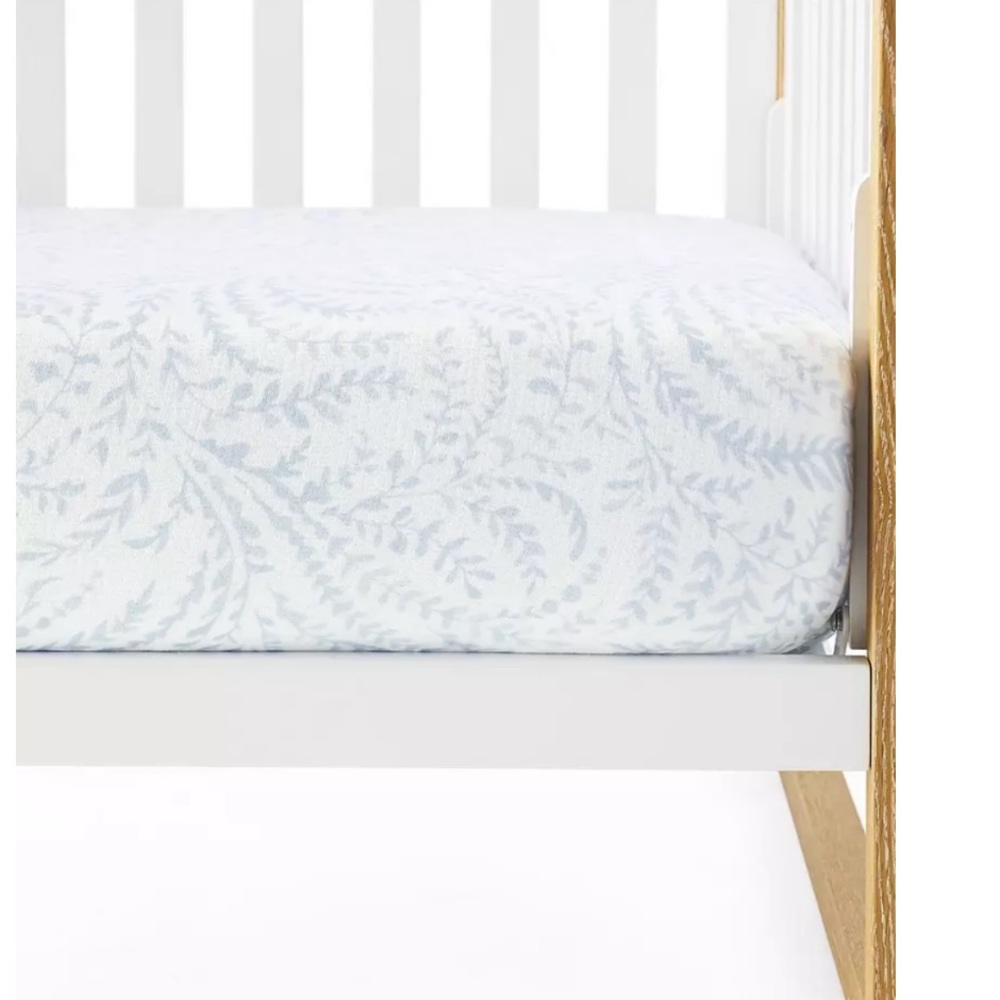 Serena & Lily Priano Crib Sheet Sky Blue - 2 Crib Sheets